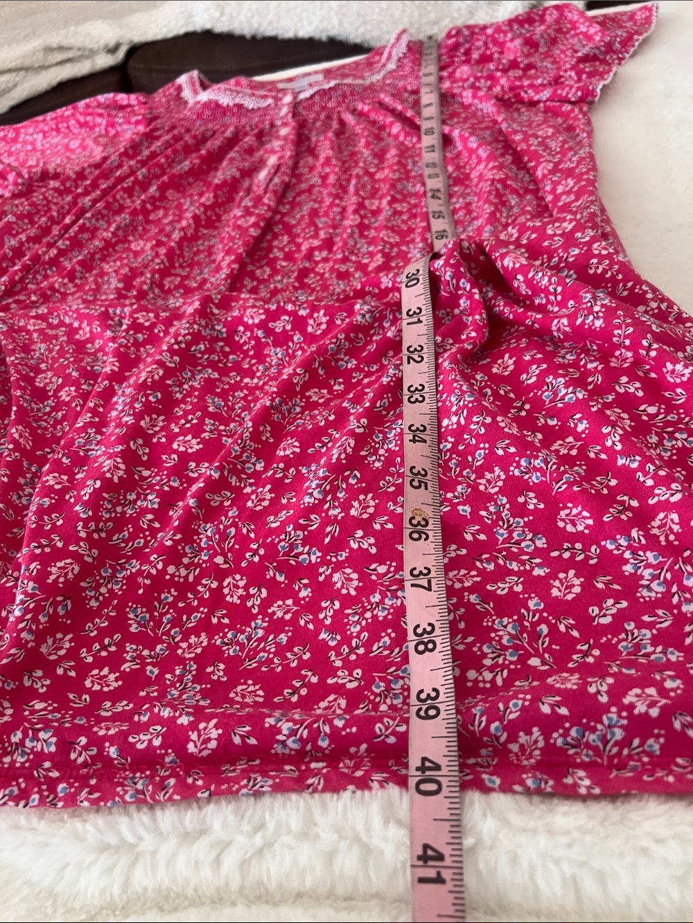NWNT SecretTreasures sleepwear Pink Floral,Nightgown,Comfortable,stretch,size XL - Picture 11 of 15